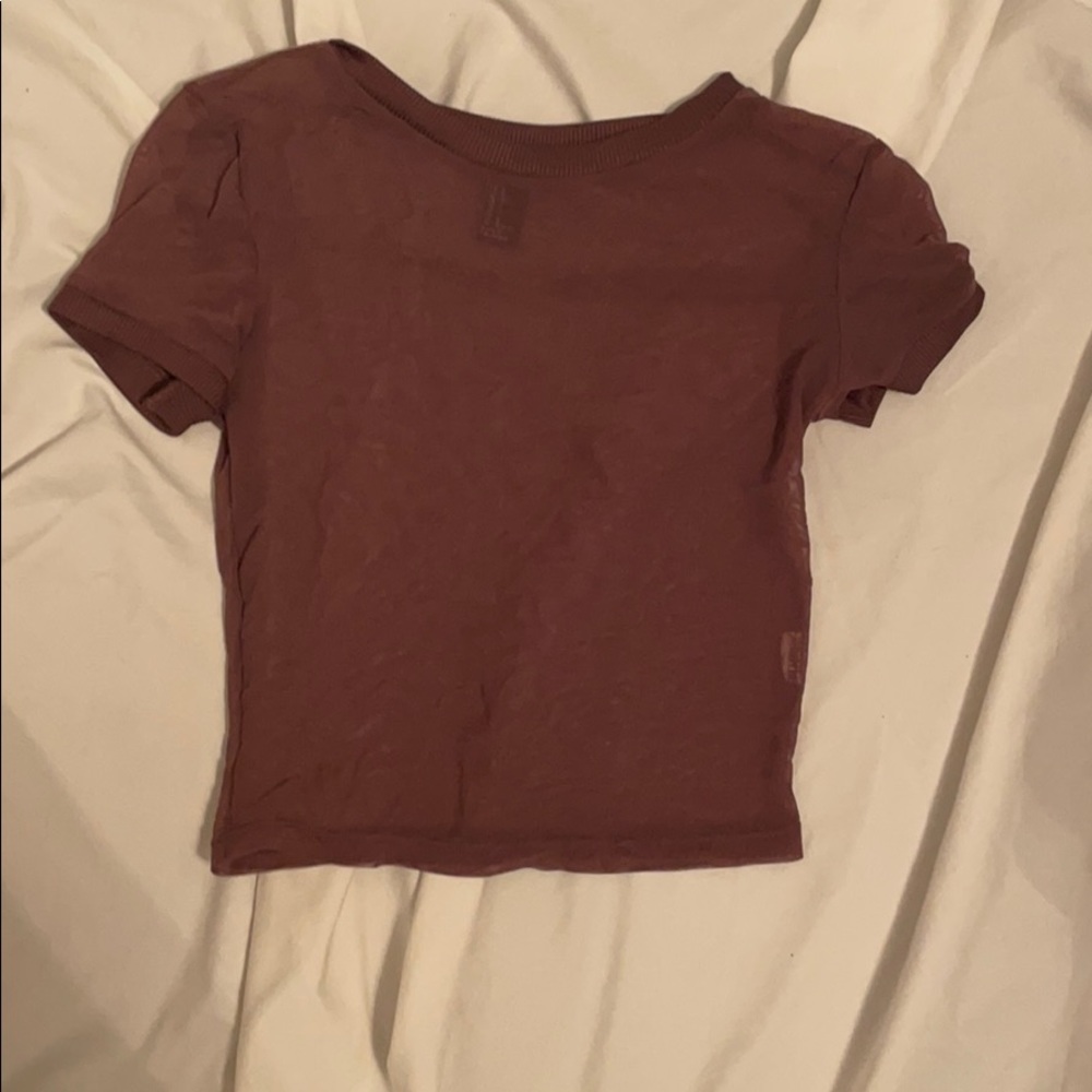 Cropped See Through Shirt!